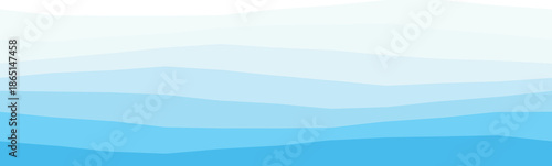 A calming gradient of blue wave layers, ideal for creating a tranquil, ocean-inspired design.