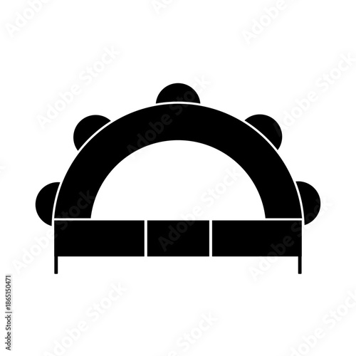 Tambourine which is a musical instrument.