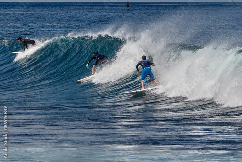 Punta Carola, home to one of the most famous and challenging surf breaks on San Cristóbal Island. Known for its powerful right-hand reef break, this spot is a favorite for experienced surfers seeking 