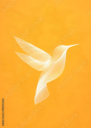 A majestic golden eagle in flight and a flying white dove soar through the blue sky as a golden eagle flying wildlife bird symbol of nature, peace, and freedom