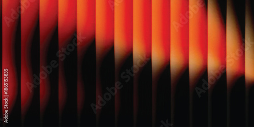 Ribbed glass background with abstract waves and glossy gradient texture. decorative patterns. abstract grainy background, noise texture poster header banner cover