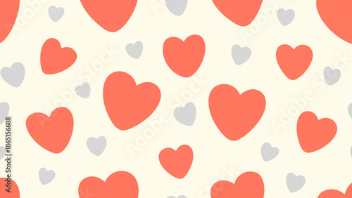Heart Pattern Background for Valentine's Day