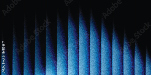 Ribbed glass background with abstract waves and glossy gradient texture. decorative patterns. abstract grainy background, noise texture poster header banner cover