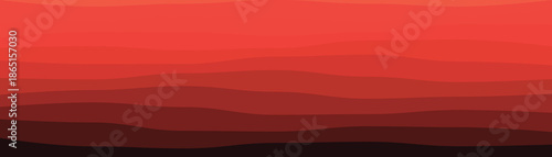 Layers of red waves create an abstract pattern, perfect for creative design backdrops.