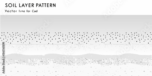 Abstract soil layer pattern with dotted texture and wavy base design