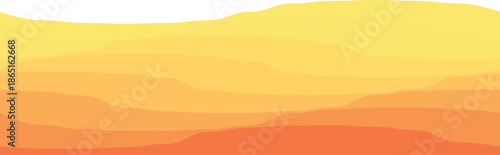 Vibrant abstract wave pattern with shades of yellow and orange, ideal for creative backgrounds and design projects.