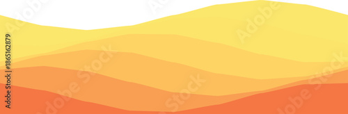 Minimalist wave pattern in shades of yellow and orange, ideal for modern design projects and backgrounds.