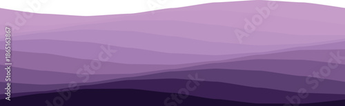 An abstract purple wave pattern featuring layered shades, perfect for creative backgrounds, designs, or artistic projects.