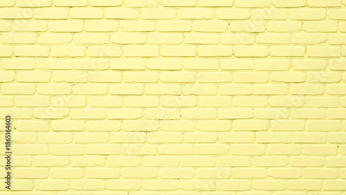 Pale yellow brick wall background texture