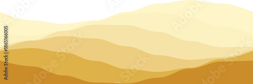 Abstract mountain wave design with layered earth tones creating a calming aesthetic background.