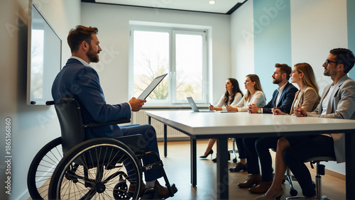 Wheelchair Modern Remote Work