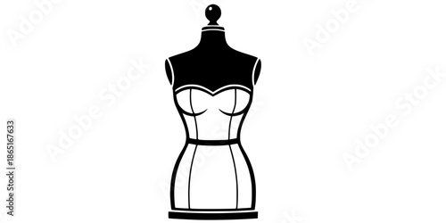 Fashion Designer Mannequin Dress Form Silhouette