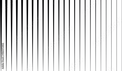 Black and white vertical stripes pattern, ideal for contemporary designs and backgrounds.