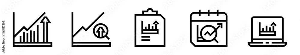 Foto Pack de iconos de estadísticas