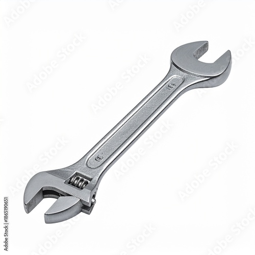 Wallpaper Mural A French wrench isolated on a pure white, shadow-free background, presented with a clean, minimal look ideal for product mockups, tool catalogs, and technical design use. Torontodigital.ca