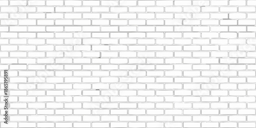 A close up view of a white brick wall with rectangular shapes