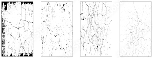 Distressed black texture. Dark grainy texture on white background. Grain noise particles. Rusted white effect. Vector illustration