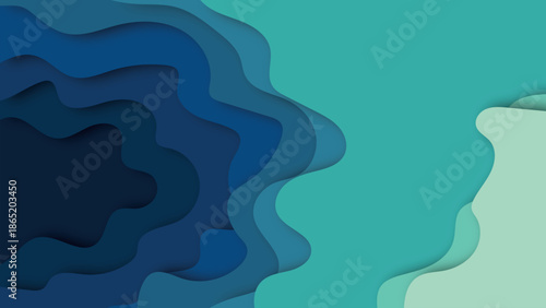 Abstract Papercut background