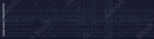 Intricate digital grid pattern featuring a matrix-like layout, capturing the essence of modern tech aesthetics.