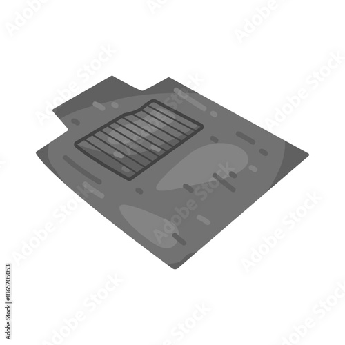 Illustration of Car Floor Mat  
