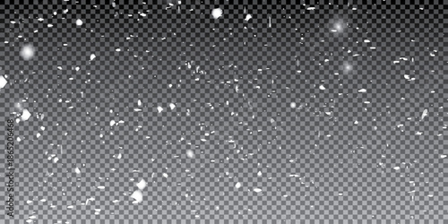 Snow flakes winter ice effect snowfall background. Winter snowfall white color snowflakes background. 