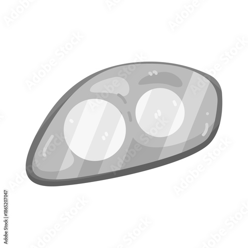 Illustration of Car Headlight 