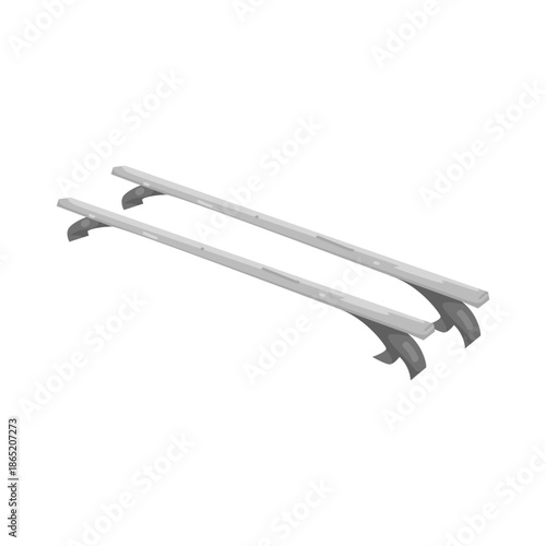 Illustration of Silver Roof Rack System
