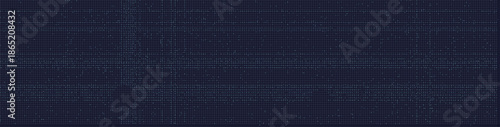 Dark blue grid featuring abstract digital lines and dots for tech or network design applications.