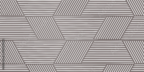 abstract black white stripe line. geometric triangle texture background. hexagon pattern. retro styled concept. Illustration