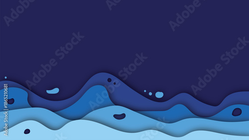 Papercut Abstract Background