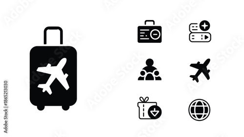 Vacation Planning Icon Set