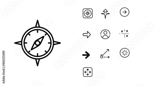 Direction and Navigation Icon Set