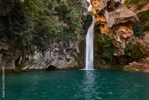 Wallpaper Mural Beautiful scenery of La Calavera waterfall at Rio Borosa in Sierra de Cazorla Segura y Las Villas National Park Andalusia Spain Torontodigital.ca