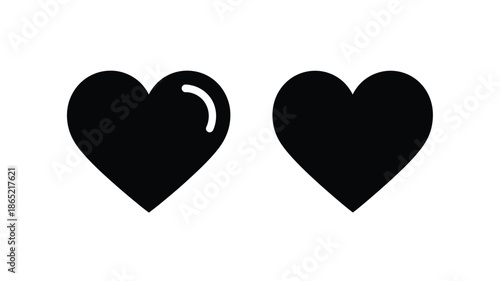 A row of four simple house shapes depicted in black silhouette