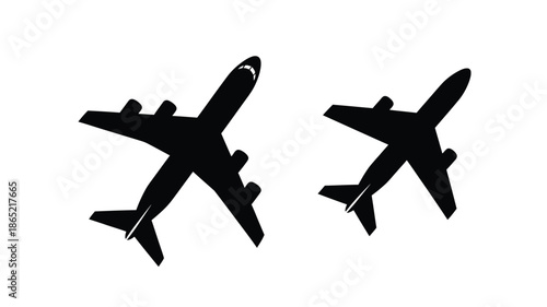 Joyful people jumping in the air a collection of dynamic poses silhouette