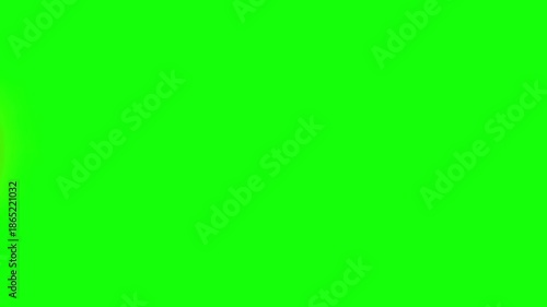 Fire Trail Swipe Animation on Green Screen Background