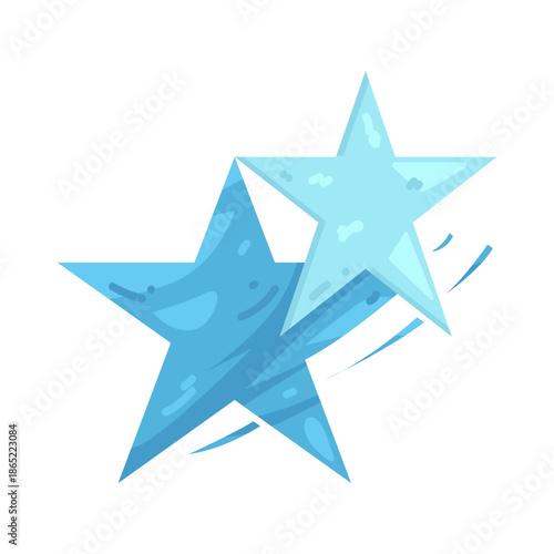 Illustration of Two Blue Star 
