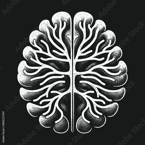 Brain Power: An Illustration of Cognitive Function and Neural Networks.