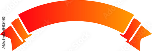 Ribbon banner icon, Ribbon banner, decorative silhouette icon, ribbons sign style. Web icon kit of text banner tapes, Vector illustration !