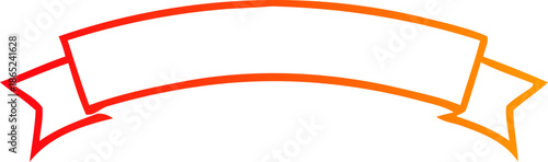 Ribbon banner icon, Ribbon banner, decorative silhouette icon, ribbons sign style. Web icon kit of text banner tapes, Vector illustration !