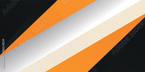 stylish geometric wide banner design. Vector illustrator