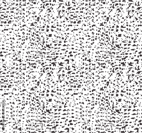 Contrast black and abstract inkblot texture pattern