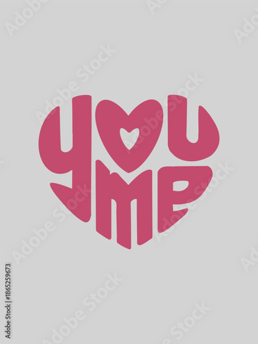 Charming Love Me Heart Pattern Vector Illustration for Gift Wrapping Paper and Valentine's Day Backgrounds