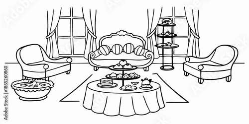 Whimsy in the Elegant Tea Room