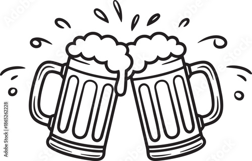 a-black-and-white-line-drawing-of-two-be_9zFLD1YyQ2-vpOigdVwVog_qc5RABiET3Kd_qy2WguAqA_traced