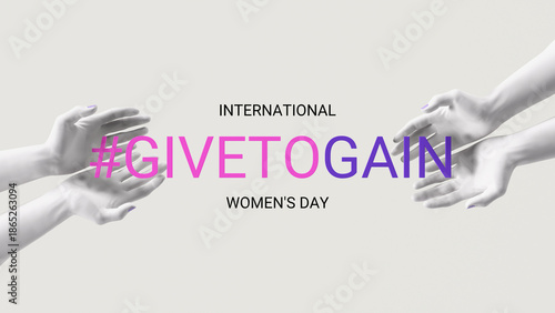 Canvas-taulu Banner for International Women's Day
