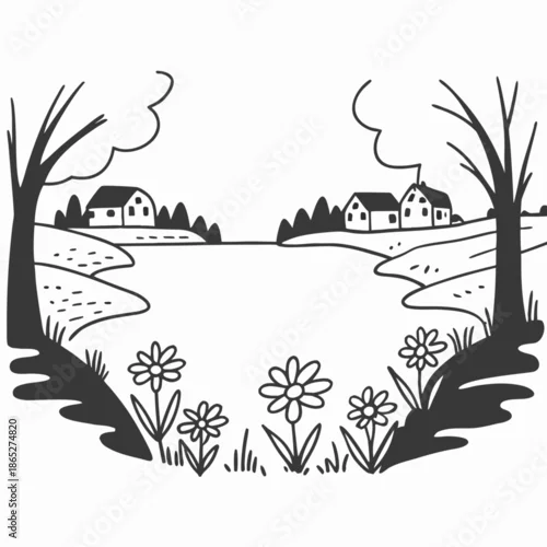 Fototapeta Relaxing Weekend Escape