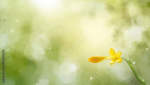 Out-of-focus yellow flower petal texture serving as UI backdrop or decorative element, nature-inspired layout background