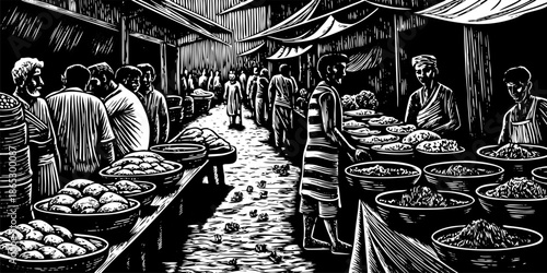 Vibrant Indian Street Food Scene