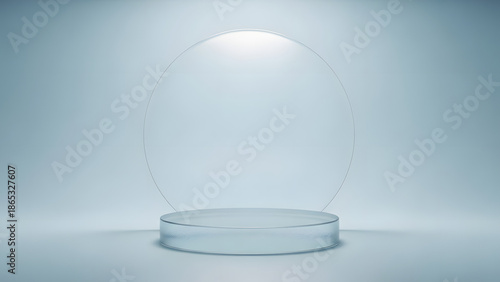 glass ball showpiece